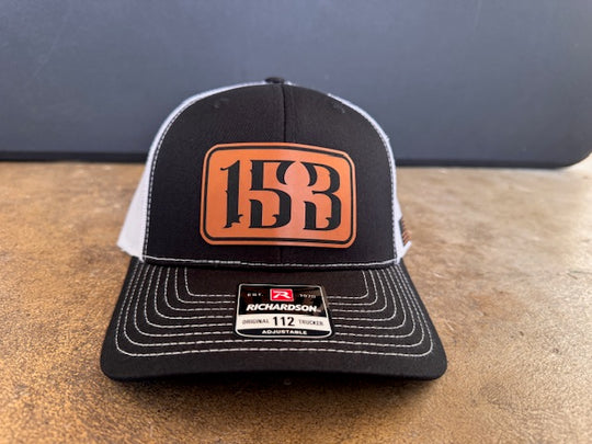 153 Logo Hat – Black & White | 153 Blue Collar