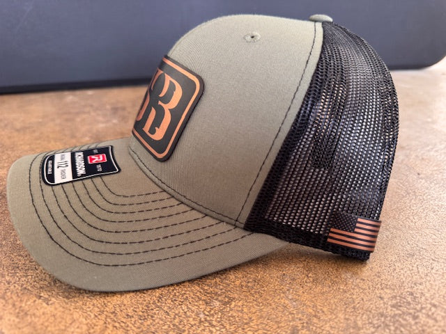 153 Logo Hat – Olive & Black | 153 Blue Collar